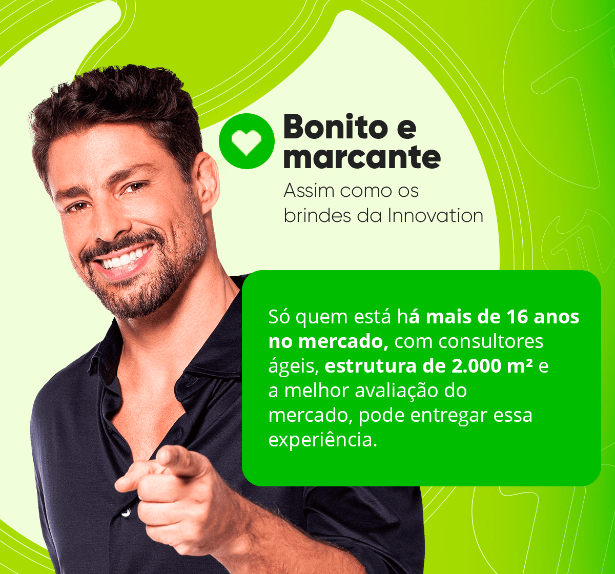 Banner Innovation Brindes Mobile - Brindes Personalizados