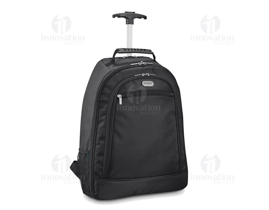 Mochila - 04: Elegância e praticidade para suas viagens de negócios. Feita em couro de alta qualidade, possui design moderno e espaço amplo para seus equipamentos. Compre já!