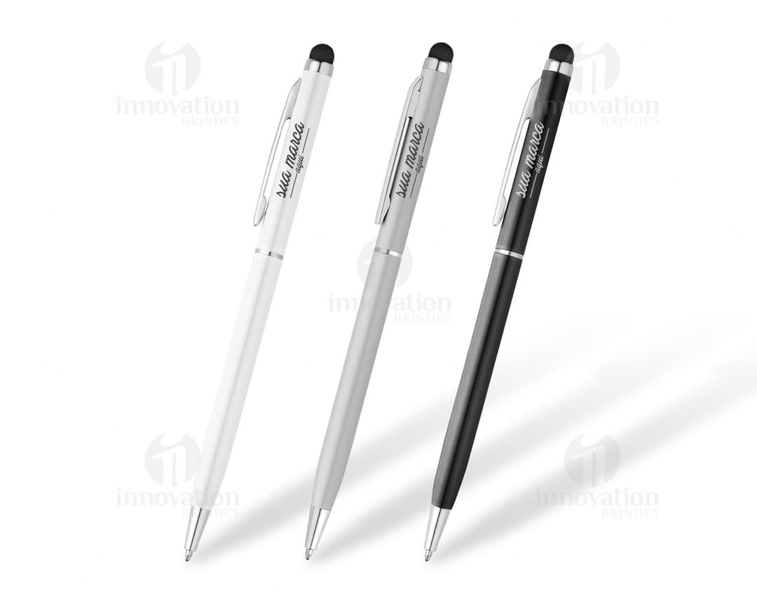 Caneta de metal com touch para escrita e desenho de alta qualidade. Ideal para uso no escritório, estudos ou negócios. Prática, elegante e durável. Adquira já a sua!