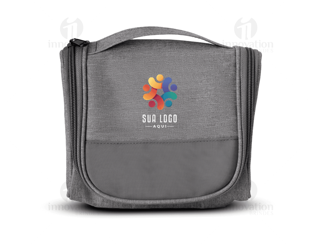 Necessaire em poliéster 300D 18x16x6cm