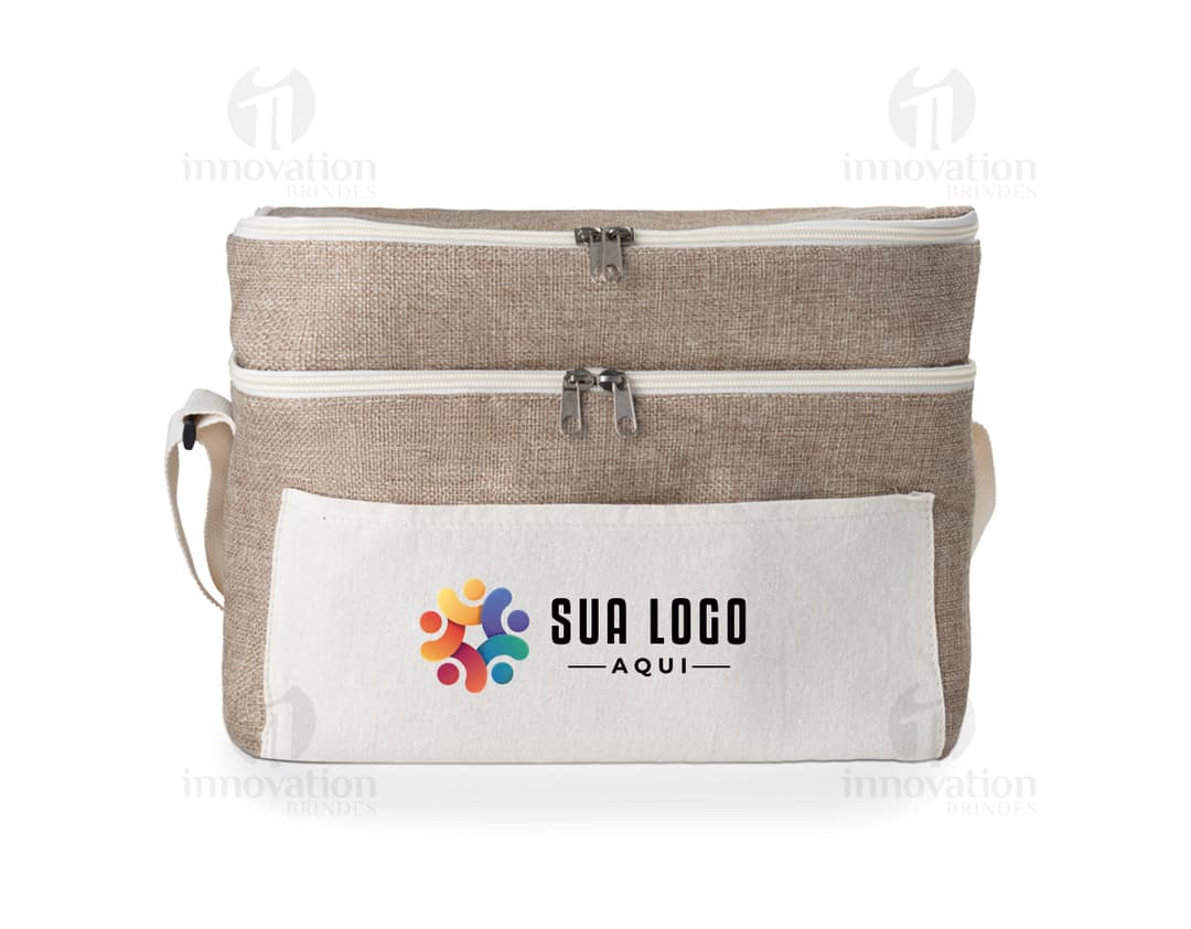 Bolsa Térmica em algodão e Juta sintétic