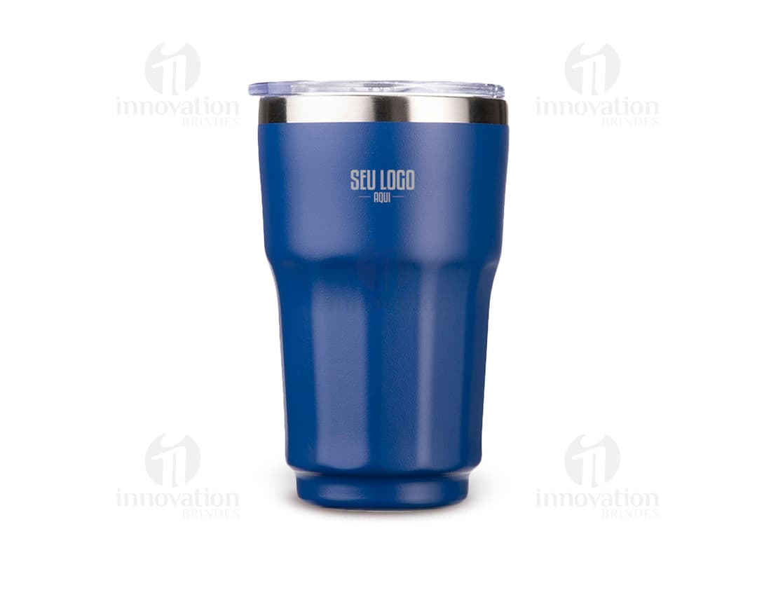 Copo térmico de 300ml com tampa, ideal para manter sua bebida gelada por mais tempo. Feito de material transparente, é perfeito para festas, bares e restaurantes. A tampa ajuda a evitar derramamentos e a preservar o frescor da bebida.