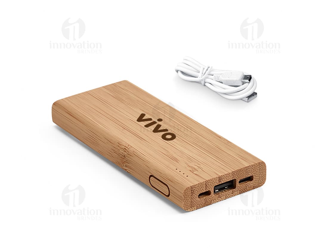 Power bank 5.000 mAh - Tecnologia de última geração para recarregar seus dispositivos em qualquer lugar. Design portátil e potente para manter sua energia sempre conectada. Nunca fique sem bateria! Adquira já o seu.