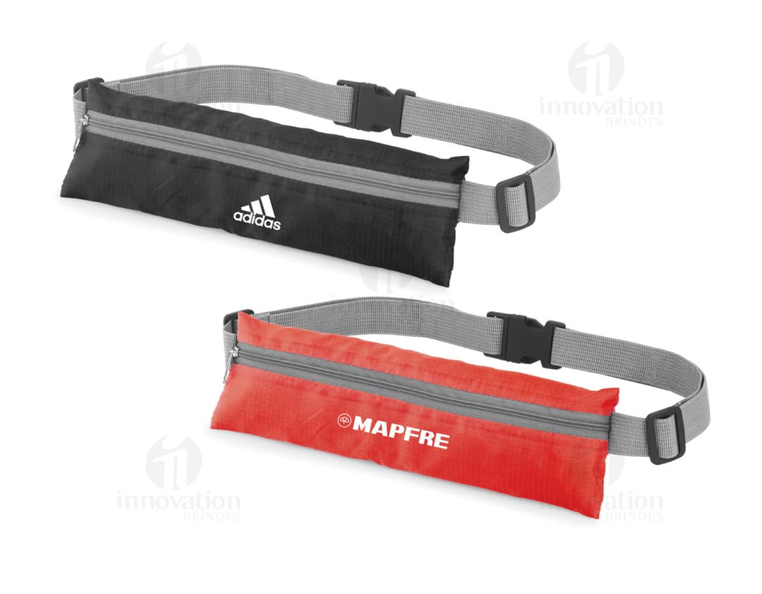 Bolsa de Cintura Preta em Couro Sintético - Acessório moderno e prático para carregar seus objetos com segurança. Ideal para o dia a dia no trabalho ou em viagens. Adquira já a sua!