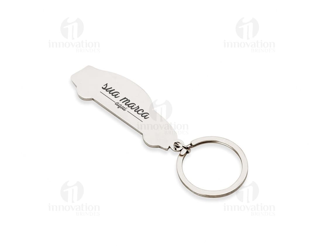 Chaveiro de metal para carro - Prático e seguro, este chaveiro em metal é ideal para adicionar um toque de estilo ao seu dia a dia. Feito com materiais de alta qualidade, é o acessório perfeito para manter suas chaves seguras e organizadas. Adquira já o seu!