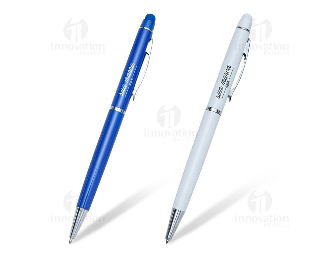 Caneta semimetal touch - Ideal para assinaturas, escrita suave e precisa. Perfeita para uso na escola, escritório e negócios. Com design elegante, essa caneta é o acessório perfeito para qualquer ocasião. Adquira a sua agora e destaque-se com estilo!
