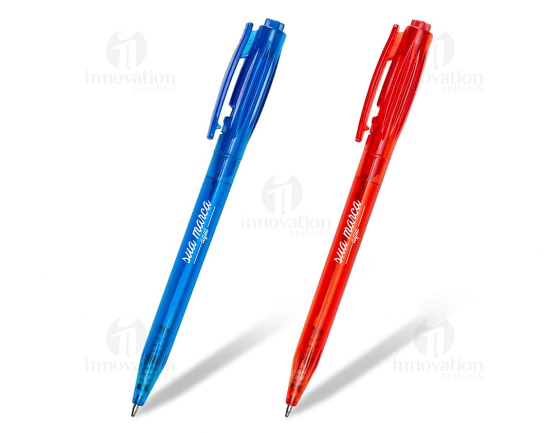 Caneta plástica para escrita e desenho, ideal para uso escolar e corporativo. Com ponta fina e tinta duradoura, perfeita para preencher formulários e destacar informações. Adquira já a sua!