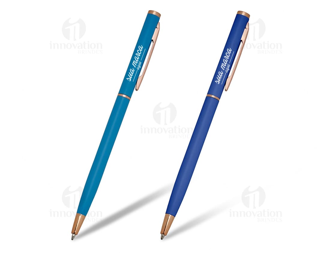 Caneta de metal elegante para escrita suave e precisa. Perfeita para uso na escola, escritório ou faculdade. Feita com materiais de alta qualidade, acompanha um estojo para armazenamento. Adquira já a sua!