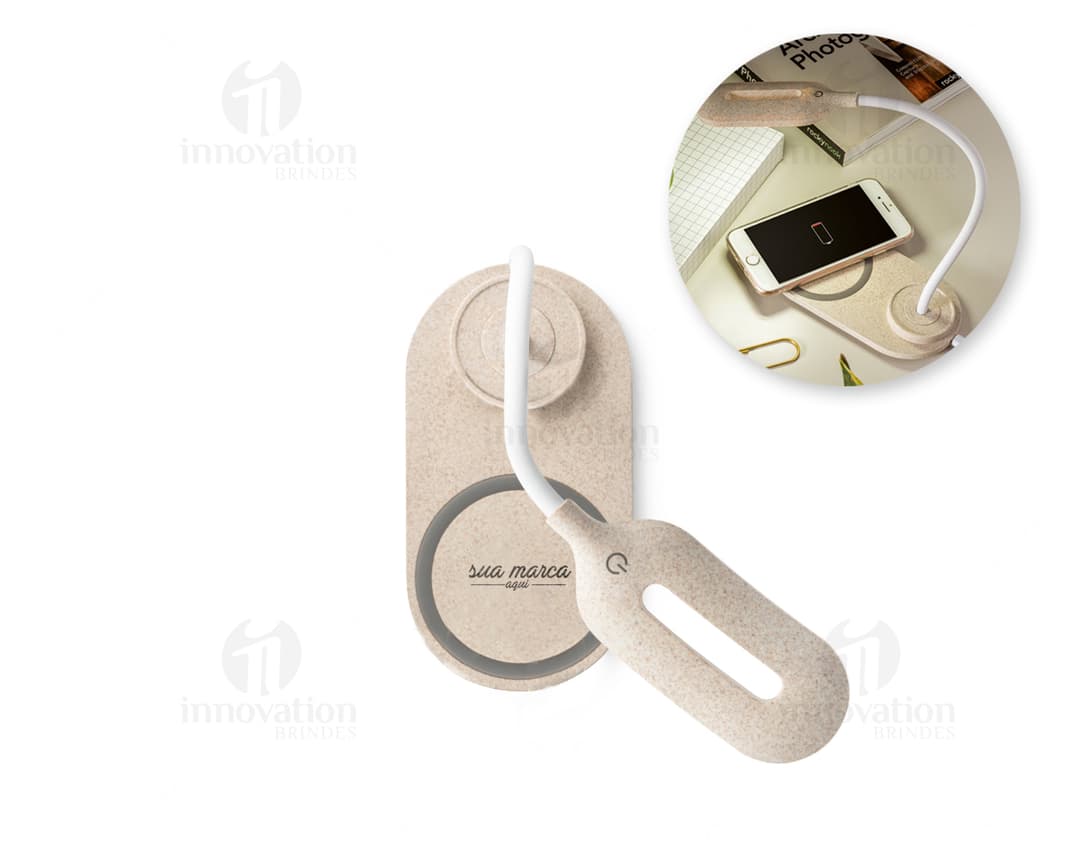 Luminária com carregador - Ideal para iluminar e carregar seus dispositivos com praticidade e estilo. Design moderno, conexão tecnológica e muito mais em um só produto! Aproveite já.