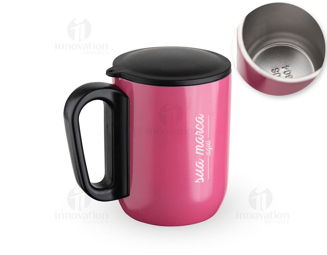 Caneca inox 250ml para quem busca qualidade e praticidade. Feita em aço inoxidável, resistente e durável. Perfeita para degustar seu café, chá ou bebida preferida. Ideal para uso na cozinha ou no escritório. Adquira já a sua!