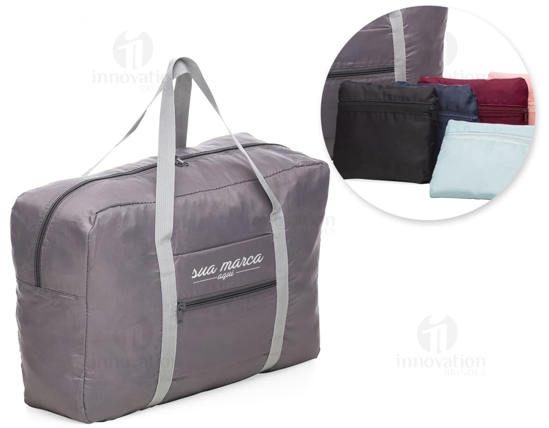 Bolsa de viagem dobrável em couro sintético para uma viagem prática e cheia de estilo. Perfeita para qualquer aventura, seja uma viagem de negócios ou um passeio de lazer. Feita em nylon resistente, com alça ajustável e zíper para maior segurança. Ideal para quem busca praticidade e elegância em suas viagens. Garanta já a sua!