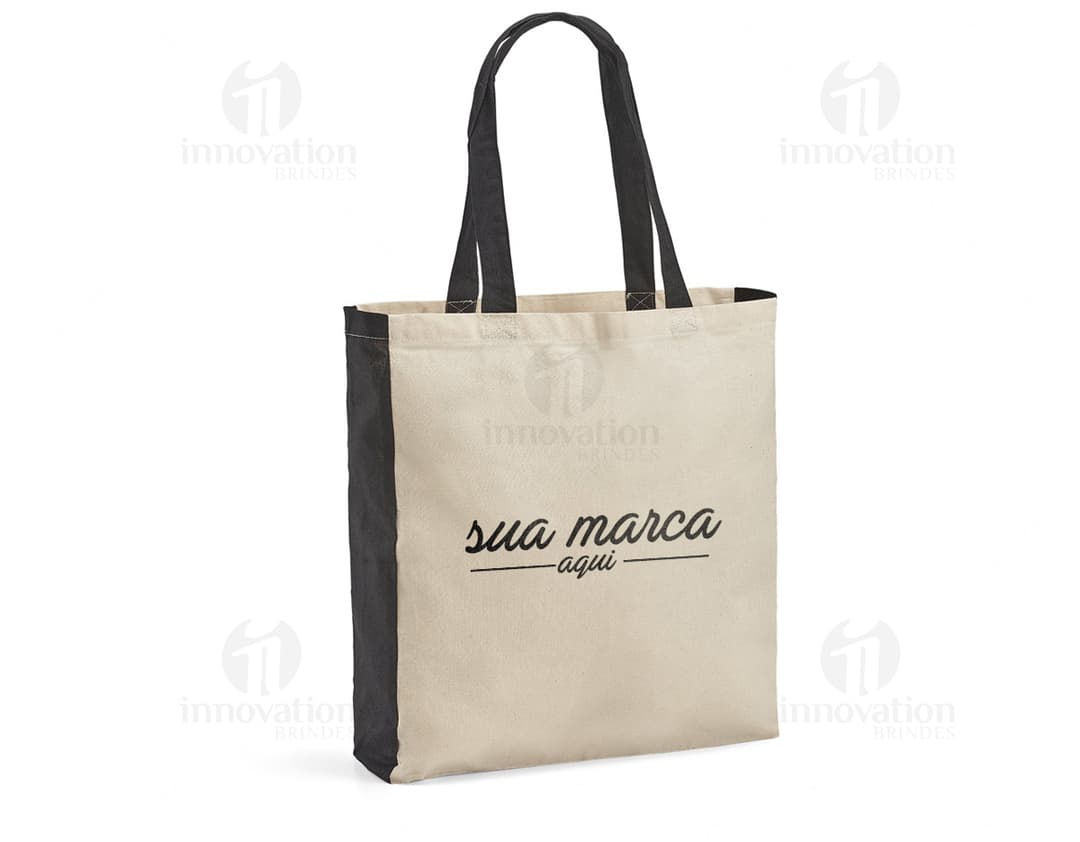 Sacola de algodão sustentável, perfeita para suas compras. Resistente, prática e eco-friendly. Aproveite nossa promoção e garanta a sua!