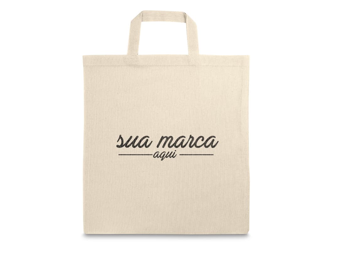 Sacola de algodão 370 x 410 mm - Prática e sustentável, ideal para suas compras no shopping. Feita de material reciclável, é a opção perfeita para quem busca um presente diferenciado. ¡Compre já a sua!