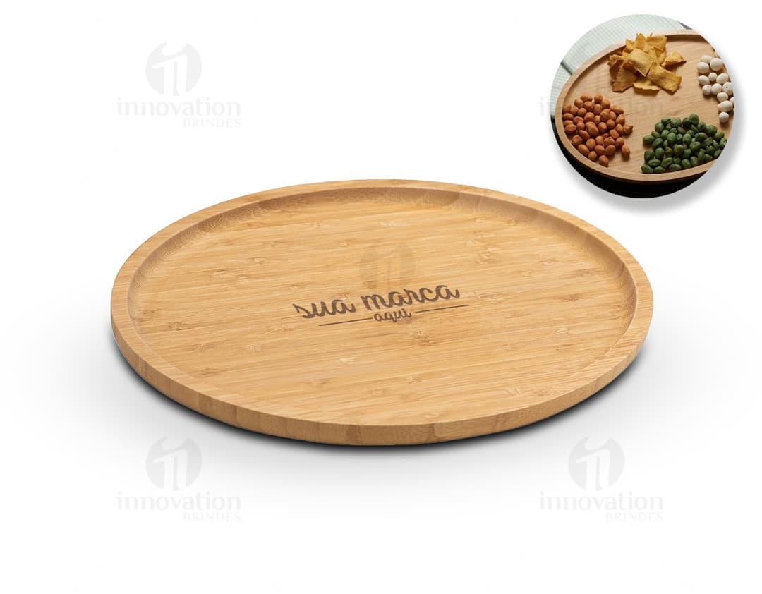 Petisqueira de bambu 33 x 25: a opção saudável e sustentável para servir seus petiscos favoritos. Ideal para nuts, frutas, pães e muito mais. Produto de alta qualidade e design moderno. Ideal para um snack saudável e prático. Adquira já a sua!