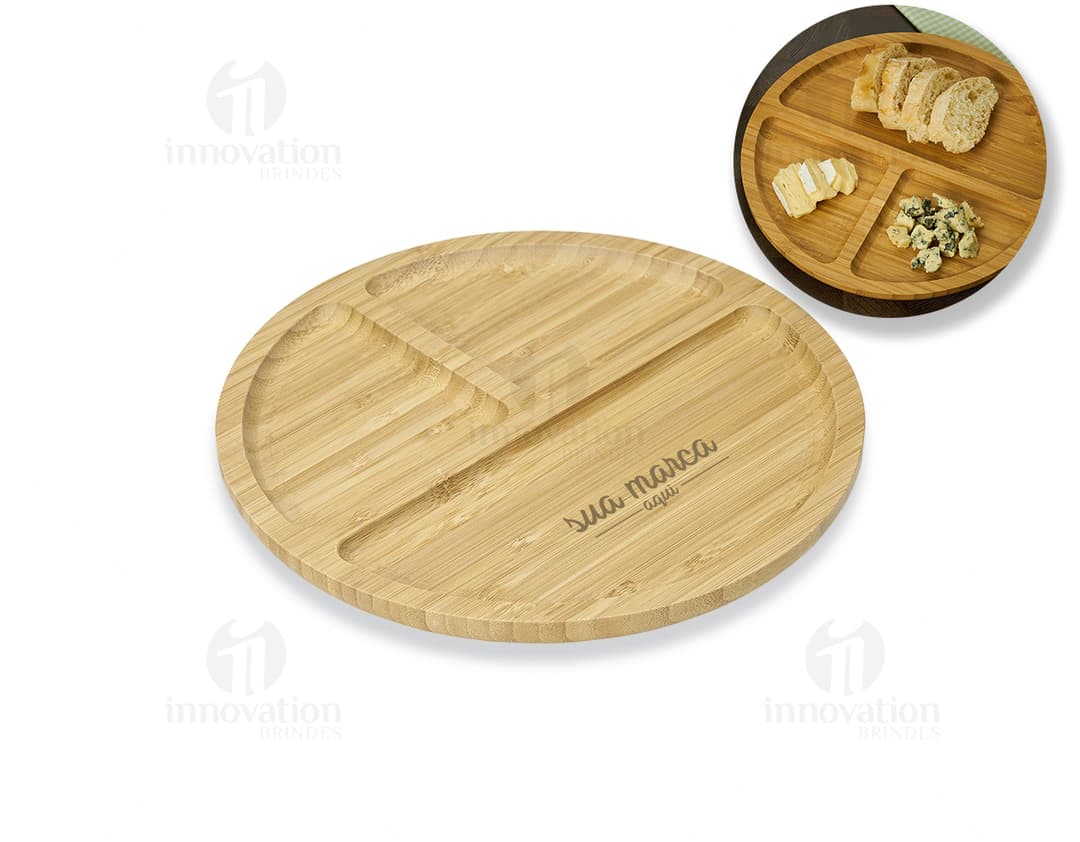 Petisqueira de bambu 25x25 - Ideal para servir petiscos de forma elegante e sustentável. Perfeita para compor a decoração da sua mesa com charme e praticidade. Garanta já a sua!