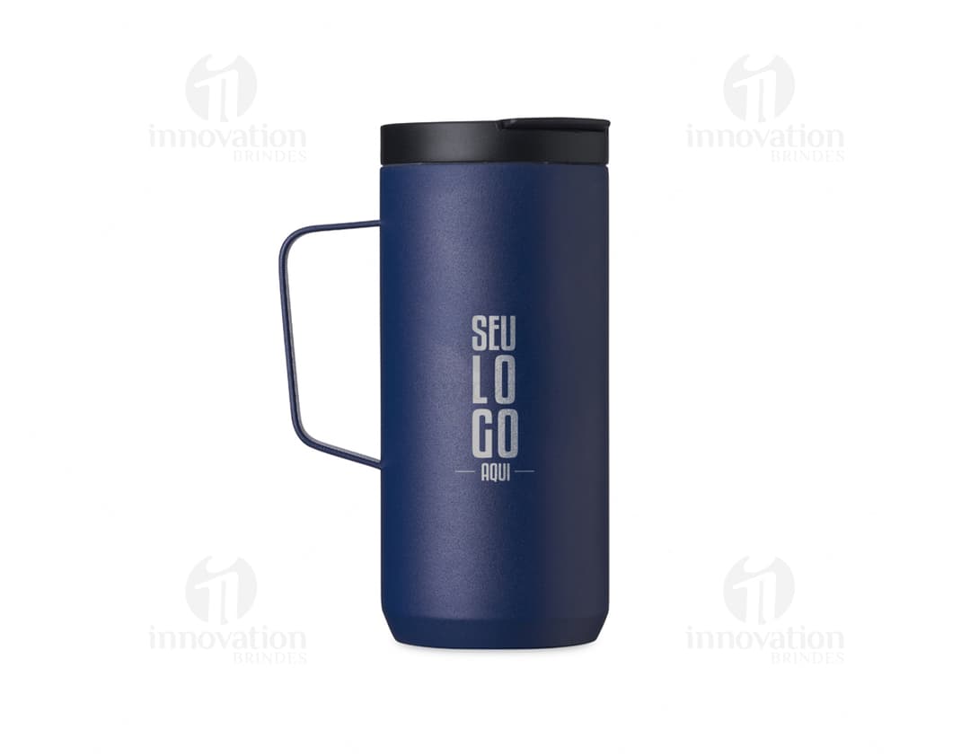 Caneca térmica 400ml - Mantenha suas bebidas quentes por mais tempo com esta caneca de metal. Ideal para café, chá ou outras bebidas. Perfeita para casa, trabalho ou viagens. Garanta já a sua!