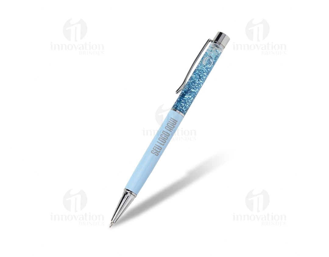 Caneta metal glitter para escrita e desenho em papel de alta qualidade. Ideal para uso no escritório, escola e negócios. Adquira já a sua e brilhe com estilo!
