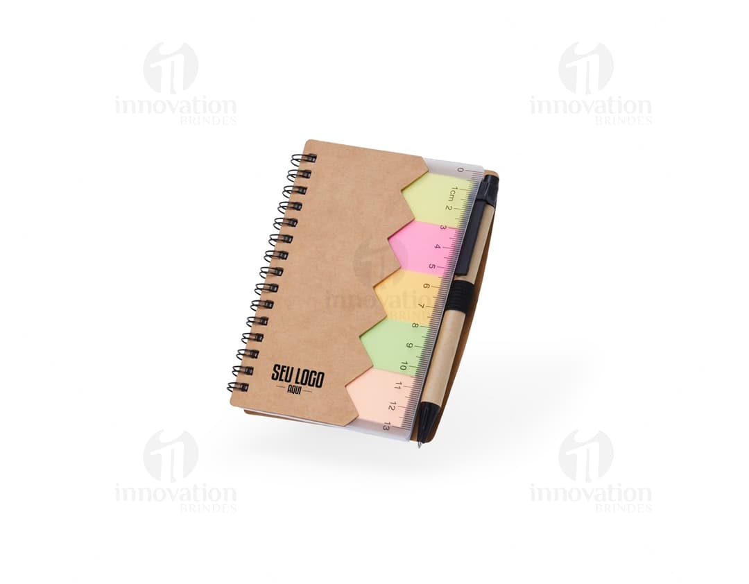Bloco de anotações 13x10 perfeito para trabalho, escola ou reuniões. Ideal para manter suas ideias organizadas e produtivas. Garanta o seu agora!