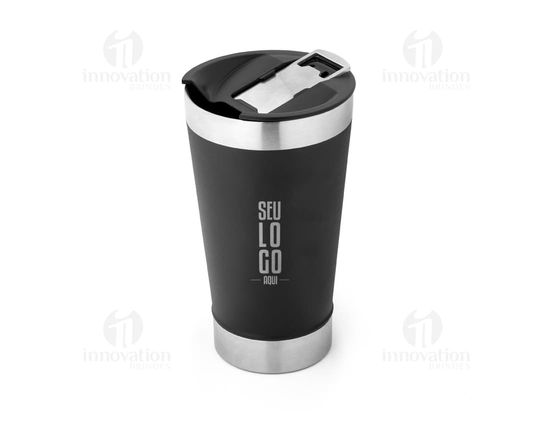Copo térmico 630ml com abridor, ideal para armazenar e manter a temperatura de bebidas como café, cappuccino, chocolate quente e outras bebidas. Perfeito para café da manhã, lanches ou para levar consigo durante o dia. Design prático, resistente e funcional, com capacidade para bebidas quentes e frias.