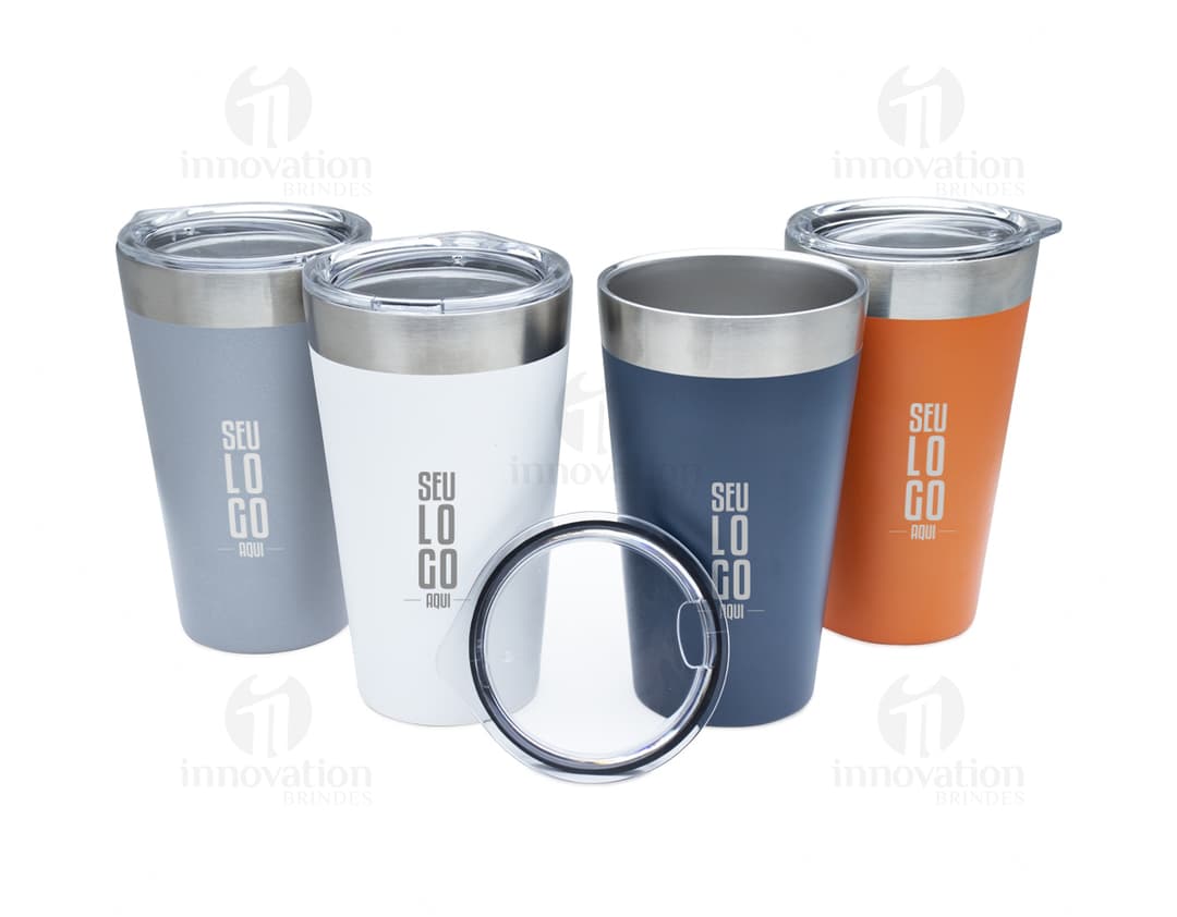 Copo térmico de inox 473ml, ideal para manter a temperatura da sua bebida por horas. Fabricado com material de alta qualidade, com design moderno e prático. Perfeito para quem busca praticidade no dia a dia. Adquira já o seu!