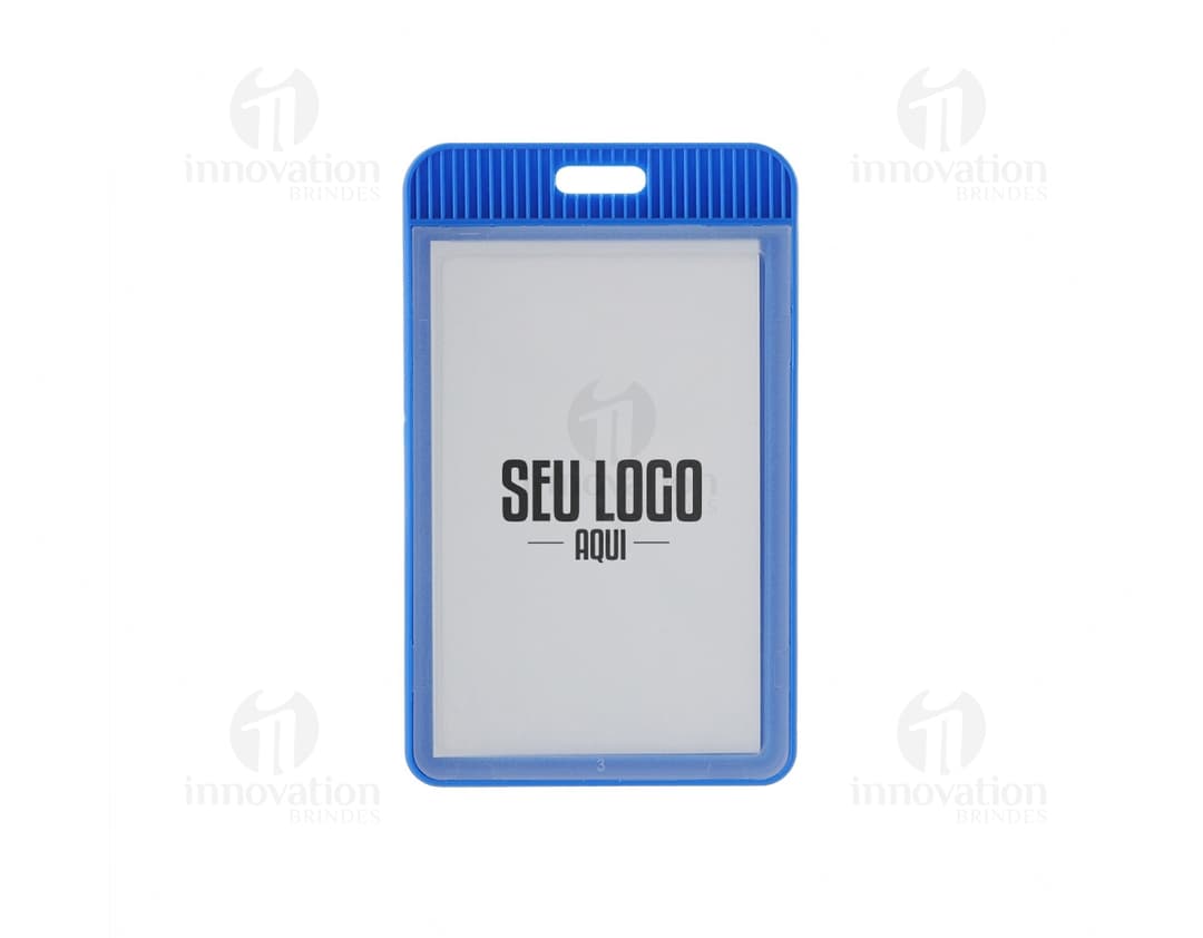 Porta crachá plástico: design moderno e prático para identificação de funcionários. Ideal para eventos corporativos e feiras. Proteja seu crachá com estilo!