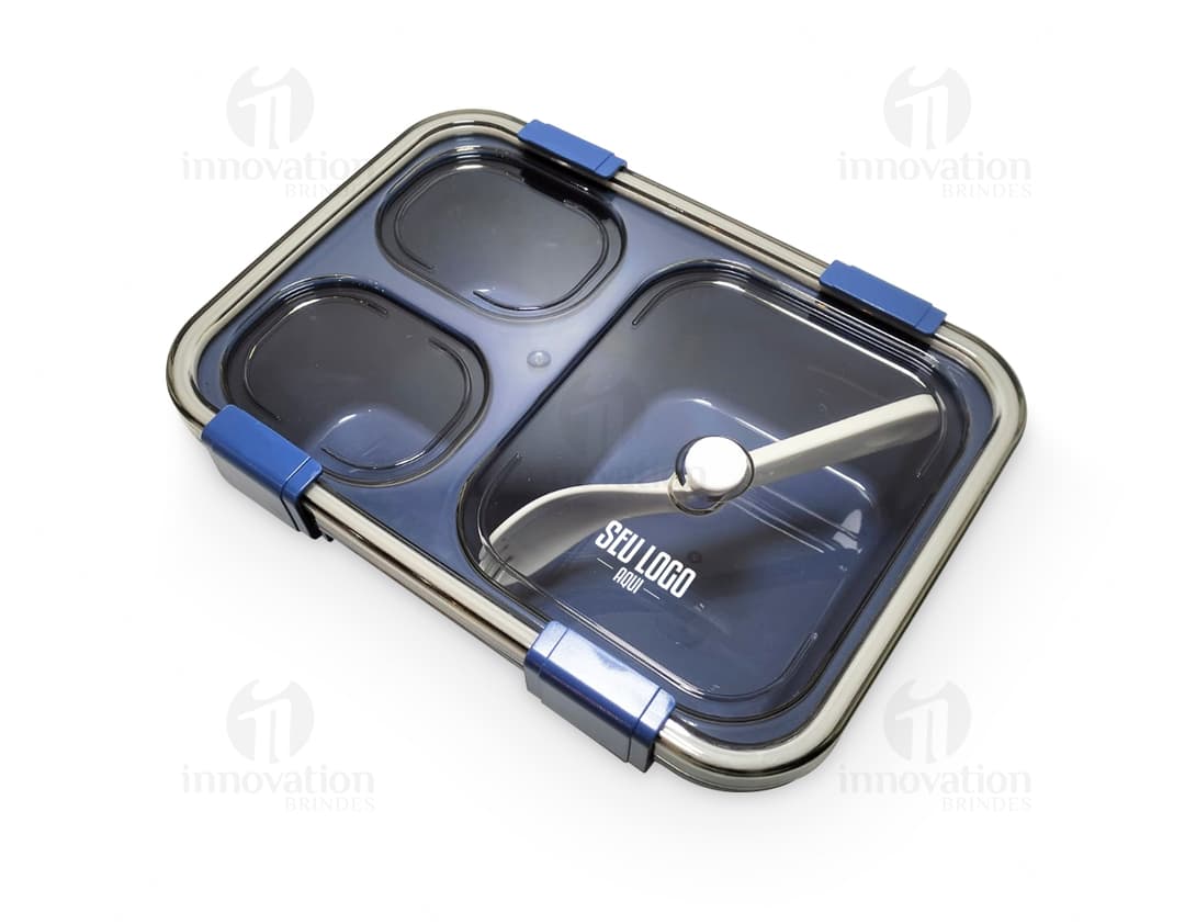 Marmita Hermética 800ml - Ideal para armazenar sua refeição com segurança e praticidade. Com tecnologia de ponta, mantém a temperatura dos alimentos. Garanta a sua!