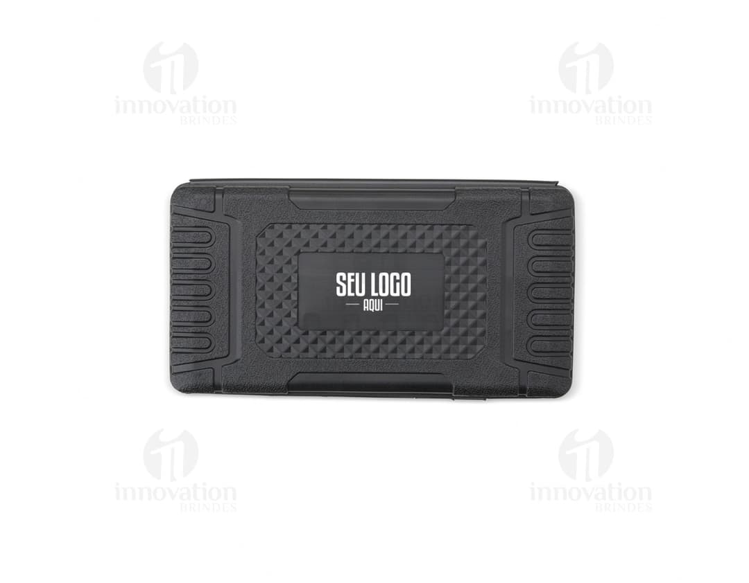 Kit Ferramenta 45 peças em estojo com diversas ferramentas como chaves de fenda, alicates, martelo e outros acessórios.