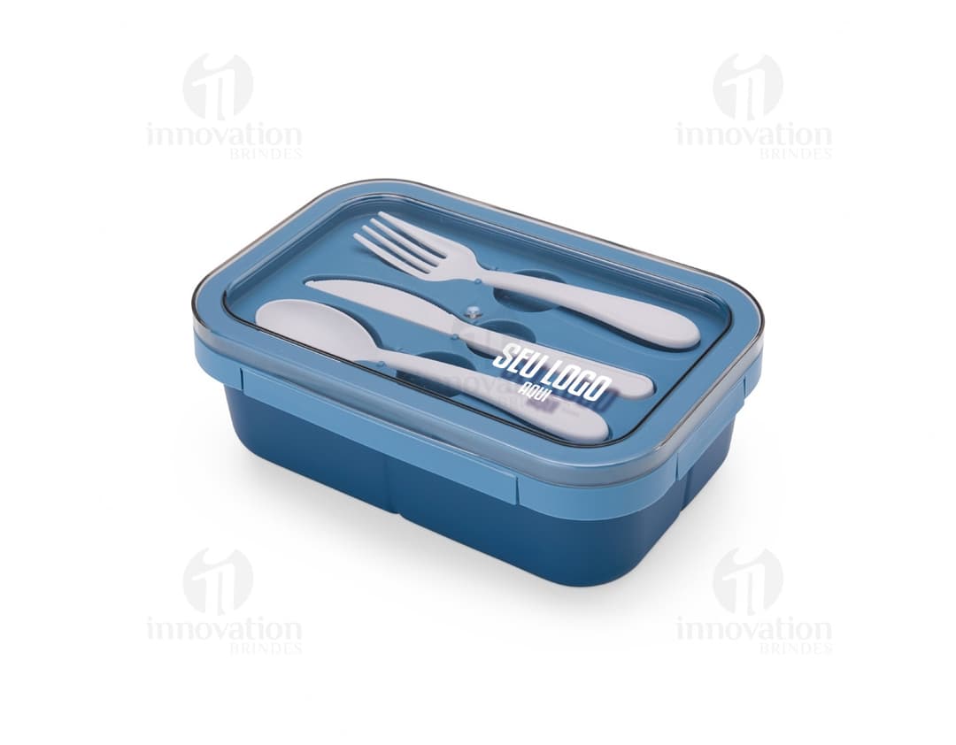 Marmita hermética plástica de 1 litro.