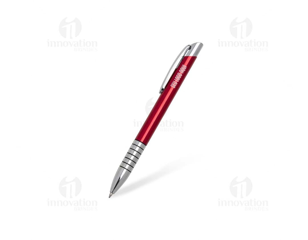 Caneta Metal sobre fundo branco.