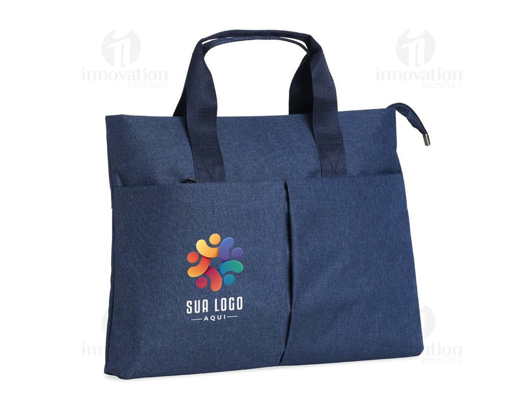 Pasta para Notebook 15 polegadas de Poliéster em cor preta.