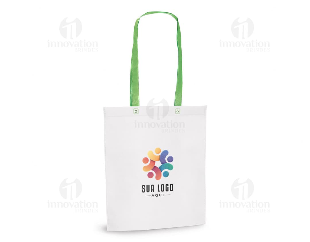 Sacola em nonwoven 80 gm² termoselado.