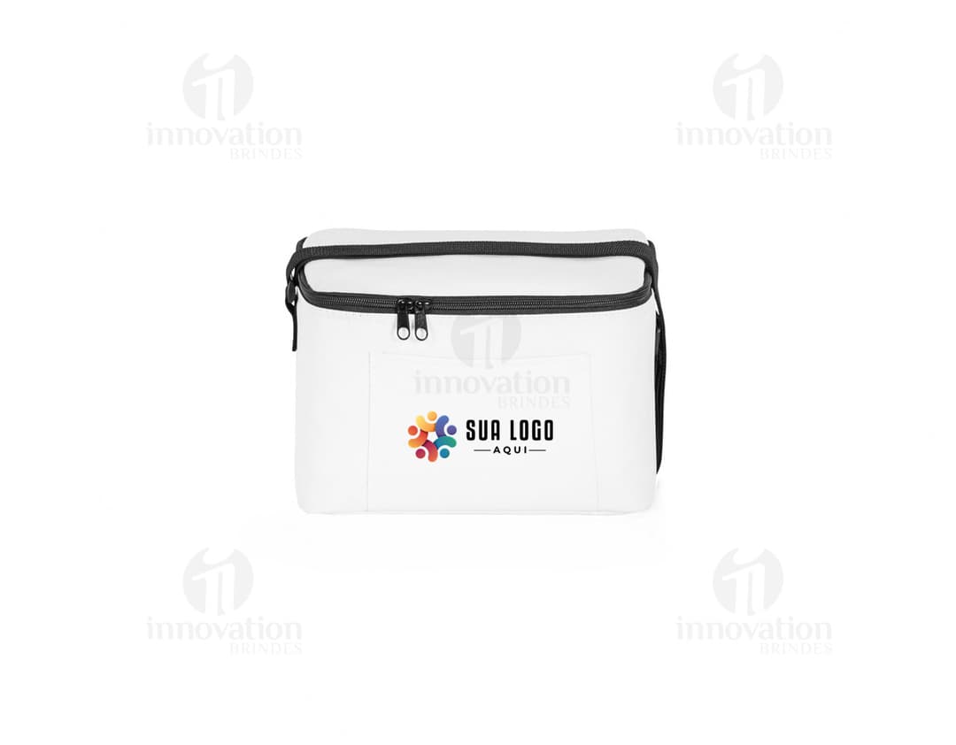 CANCUN Cooler Bolsa térmica em poliéster reciclado 600D com interior forrado em PEVA 7 L