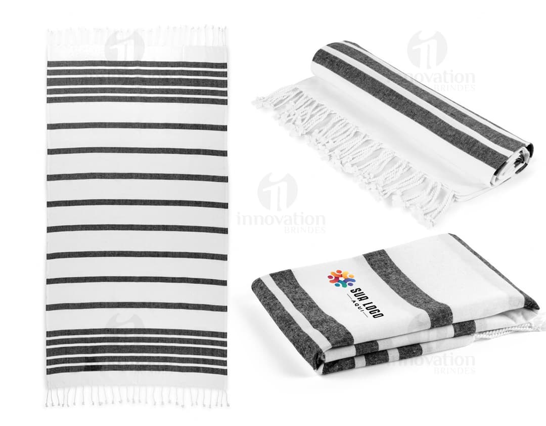 MALLORCA Toalha de praia em algodão 70 reciclado e poliéster 30 reciclado 180 gm²