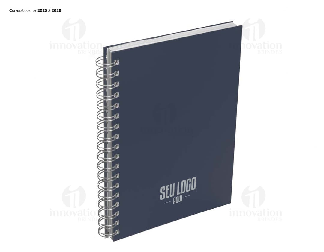 Notebook planner com capa em PU, espaçoso e vazio para anotações e organização. Perfeito para trabalho ou estudo, com design limpo e elegante. Inclui espaços para guardar documentos e caneta. Ideal para manter-se produtivo e organizado.