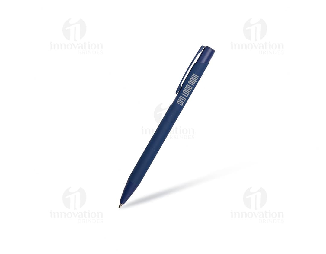 Caneta metal de cor preta, com ponta de metal brilhante. Ideal para escrita e desenho, é um instrumento de alta qualidade e durabilidade.