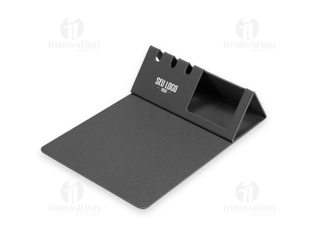 MOUSE PAD C SUPORTE CELULAR E CANETAS