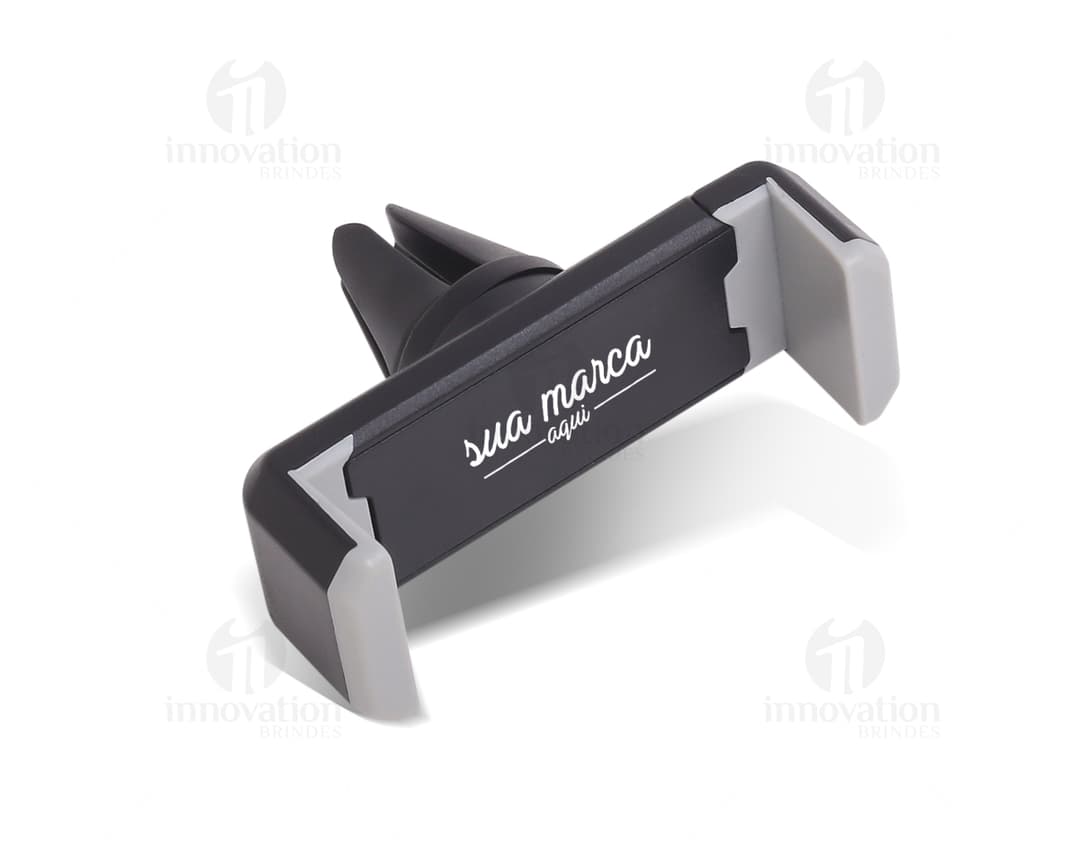 Suporte Veicular para Celular - 05: Mantenha seu telefone seguro e acessível enquanto dirige com este suporte moderno e elegante. Perfeito para viagens de negócios ou lazer, este suporte é um acessório essencial para o seu carro. Nunca mais se preocupe em perder chamadas importantes ou navegação GPS com este suporte firme e estável. Adquira já o seu!
