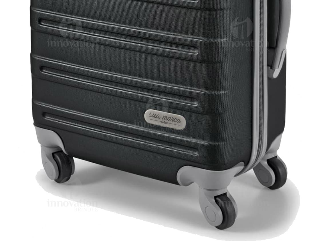 Mala de Viagem 06 - Equipamento de Viagem Moderno em Metal Preto para Negócios e Lazer. Ideal para Transporte de Roupas e Acessórios, Feita em Alumínio Resistente. Compre Agora!