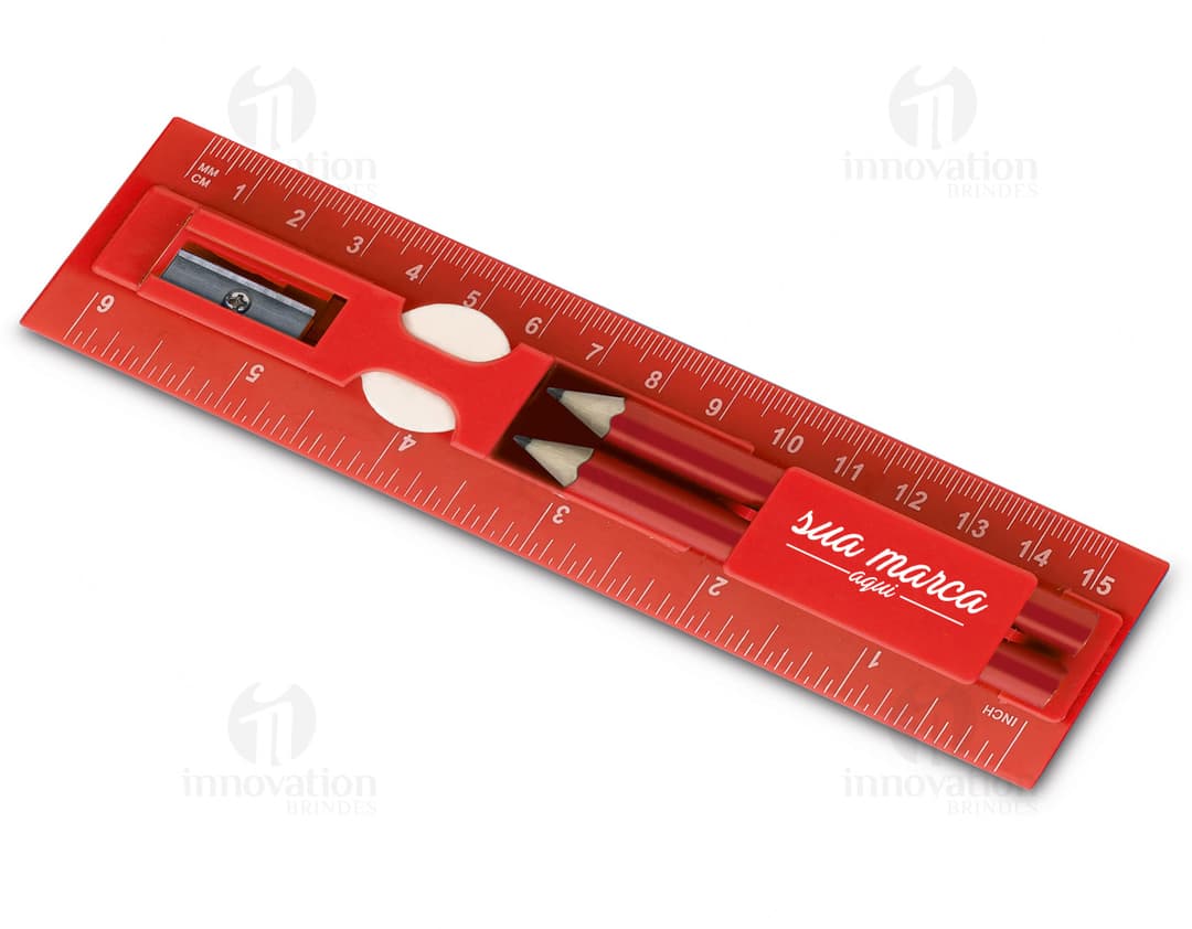 Kit com régua de 15 cm, ideal para quem busca precisão e praticidade. Este equipamento de plástico proporciona medidas com alta precisão e é perfeito para uso no escritório, na indústria ou em trabalhos escolares. Com design isolado e prático, o kit é indispensável para qualquer negócio que preze pela exatidão e controle de medidas. Adquira já o seu e otimize seu trabalho!