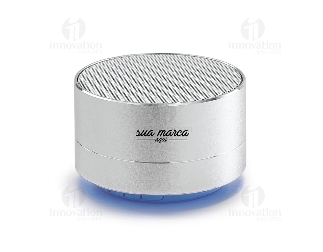 Caixa de som moderna em aluminum com design sleek e brilhante. Perfeita para seu desktop, oferecendo qualidade de som superior. Com tecnologia de última geração e acabamento cromado, esta caixa de som possui reflexos incríveis. Adquira já a sua!