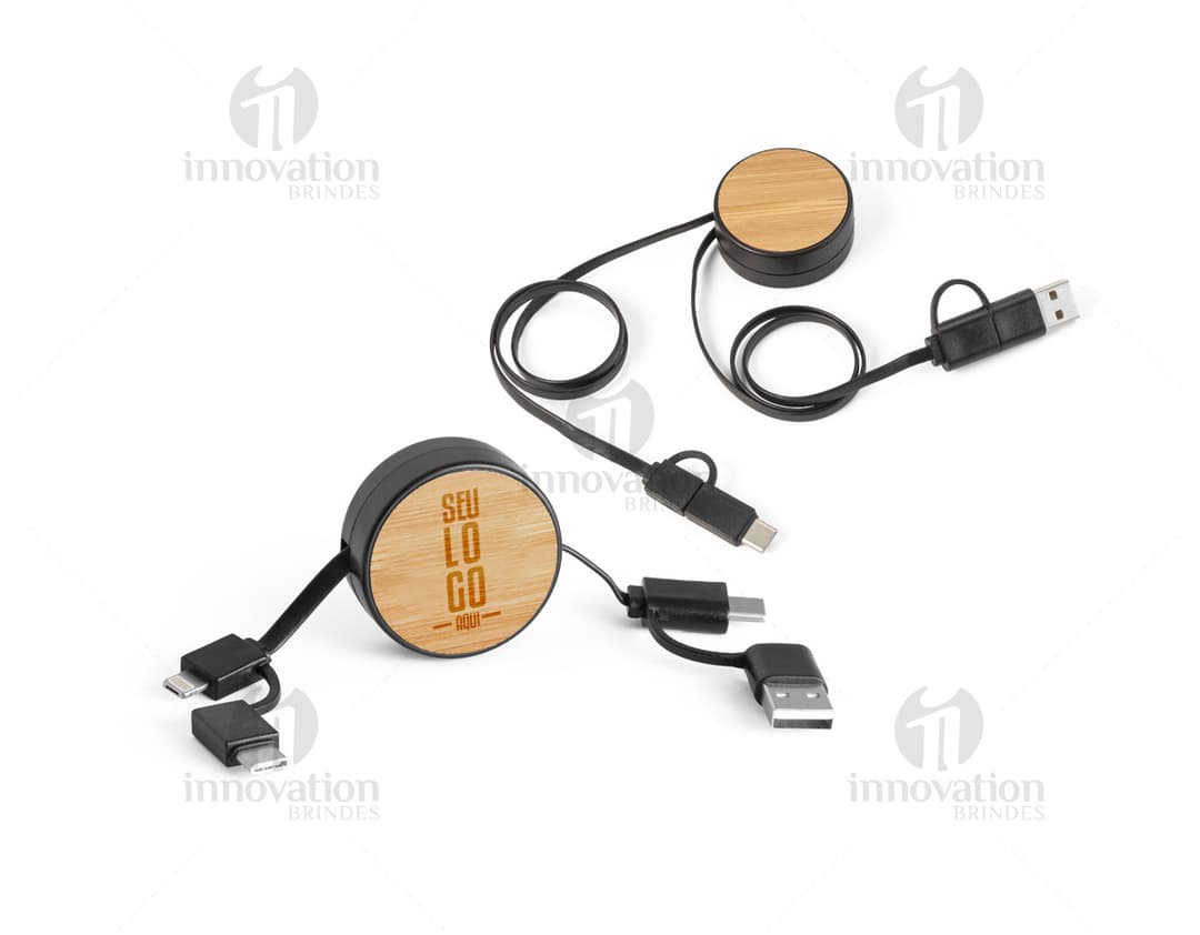 Cabo Retrátil - Acessório de alta tecnologia e praticidade para seu dia a dia. Ideal para profissionais da saúde, músicos, e amantes de tecnologia. Garanta já o seu!