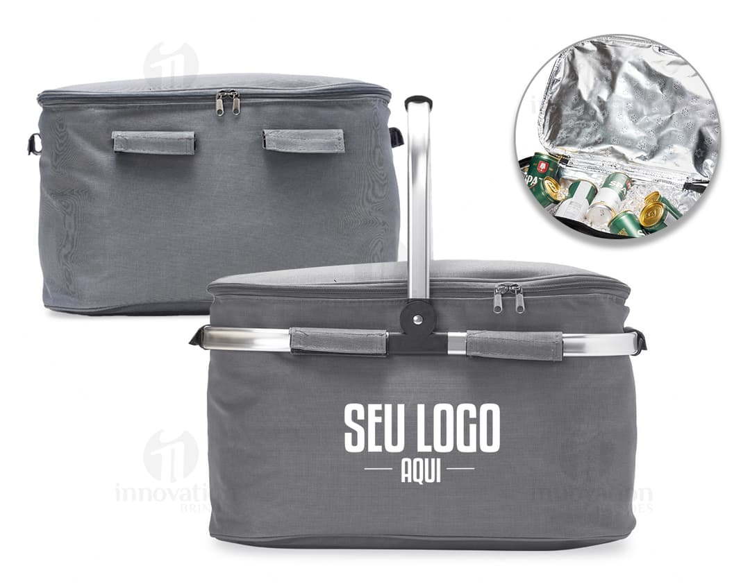 Bolsa térmica 33 litros para armazenamento de alimentos e bebidas, com design moderno e resistente. Feita em material plástico e com fecho seguro, ideal para manter a temperatura dos itens. Perfeita para uso doméstico, viagens ou emergências.